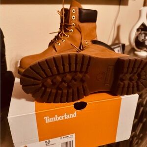 Timberland Tan Leather Work Boots